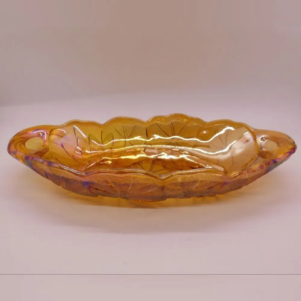 Carnival Glass pretty marigold